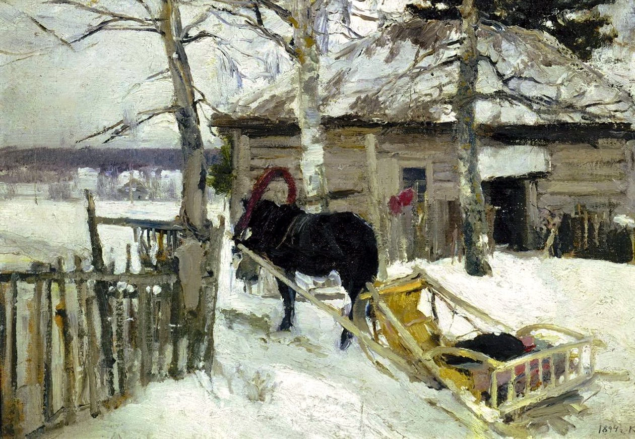 Konstantin Korovin - Inverno, 1894
